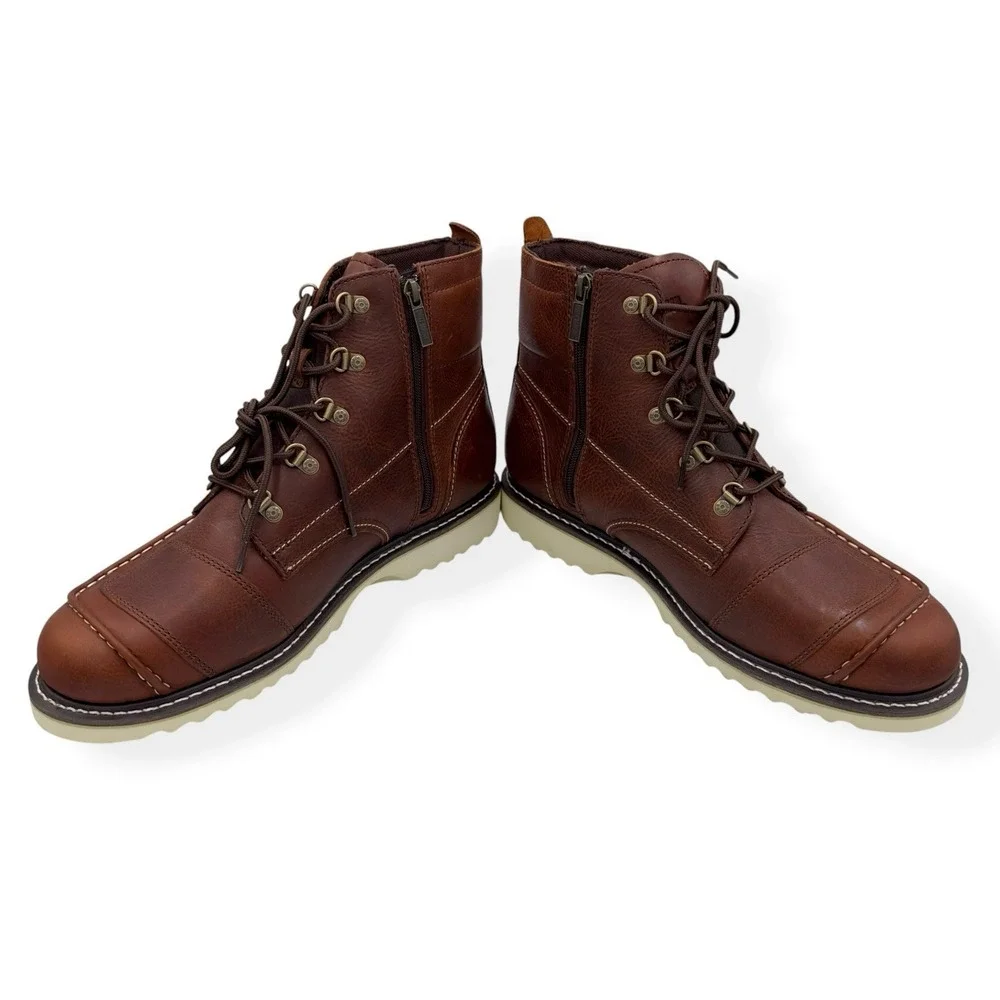 NEW Harley Davidson Men's 13 M Hagerman Riding Boots Barley Brown D93756 w BOX